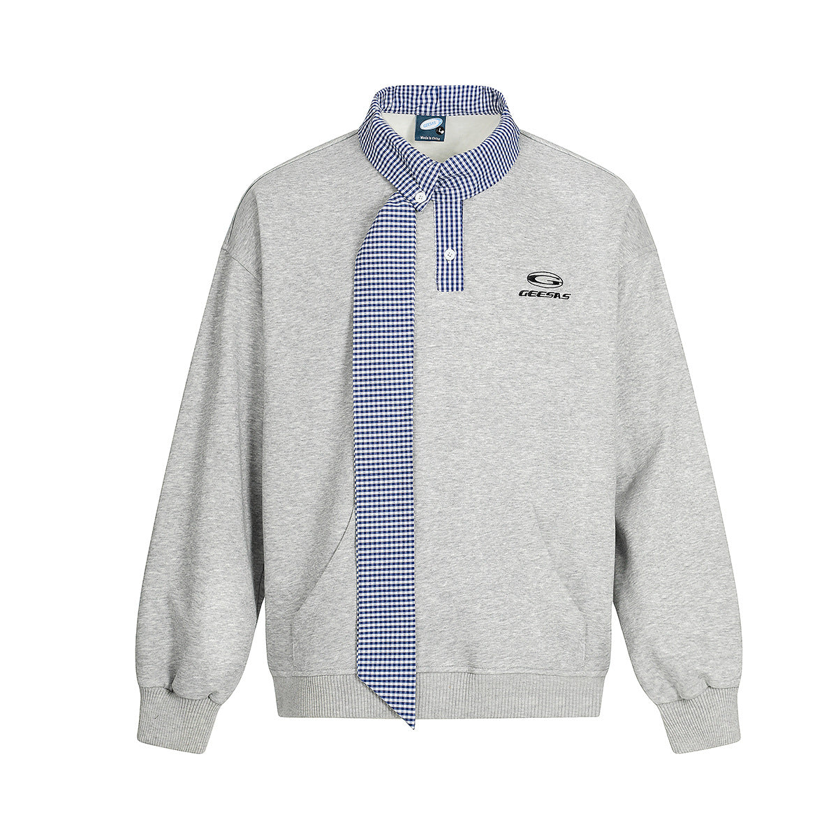 Collar hoodie