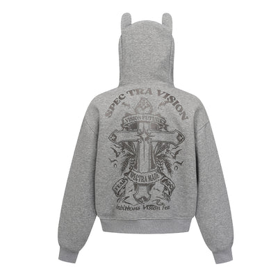 Hoodie Cross Little Devil Hoodie Hoodie Man