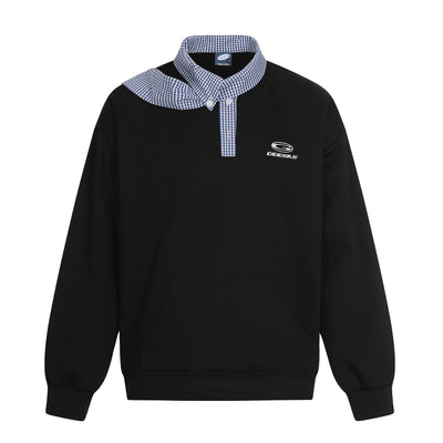 Collar hoodie