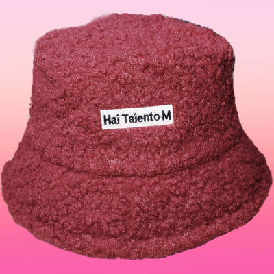 Hat Female Autumn And Winter Warm Lambswool Fishing Cap Korean Fashion Plush Cap New Fashion Letter Cap