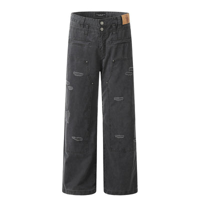 Straight leg jeans for men