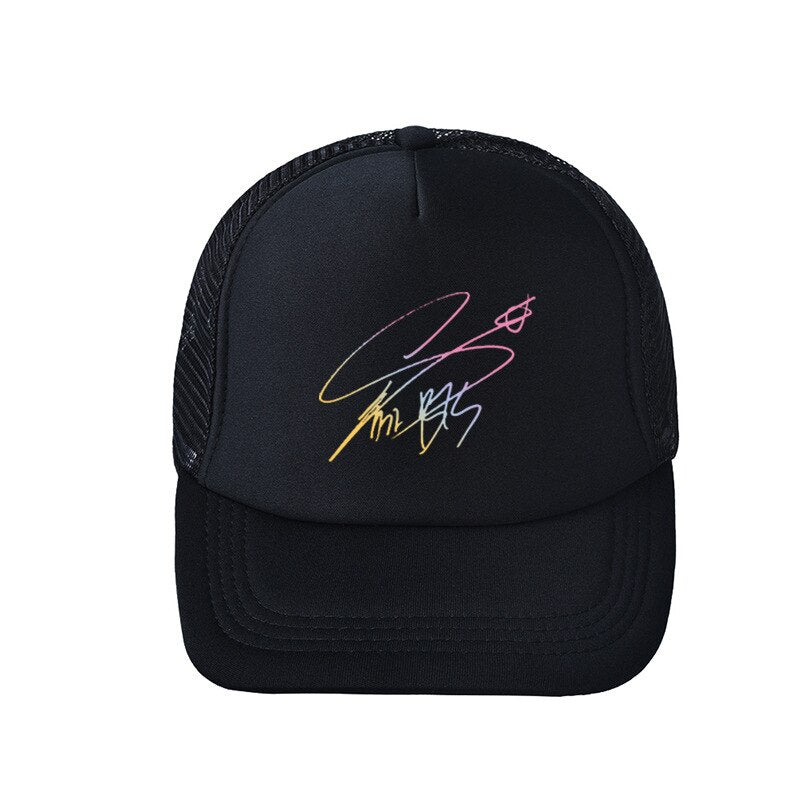 Bulletproof Youth League Hat Signature Baseball Cap Black Peaked Cap Mesh Cap Men And Women Summer Sun Hat