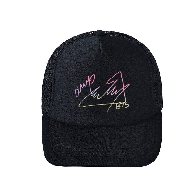 Bulletproof Youth League Hat Signature Baseball Cap Black Peaked Cap Mesh Cap Men And Women Summer Sun Hat