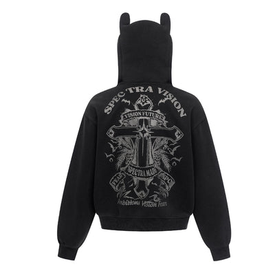Hoodie Cross Little Devil Hoodie Hoodie Man