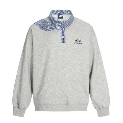 Collar hoodie