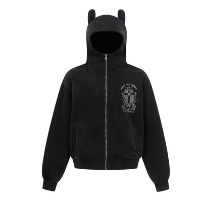 Hoodie Cross Little Devil Hoodie Hoodie Man