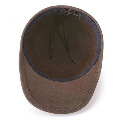Wool Cap Solid Color Winter Baseball Cap for Men Women Visor Unisex Premium Baseball Cap Hat Outdoor Adjustable