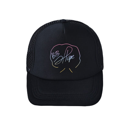 Bulletproof Youth League Hat Signature Baseball Cap Black Peaked Cap Mesh Cap Men And Women Summer Sun Hat