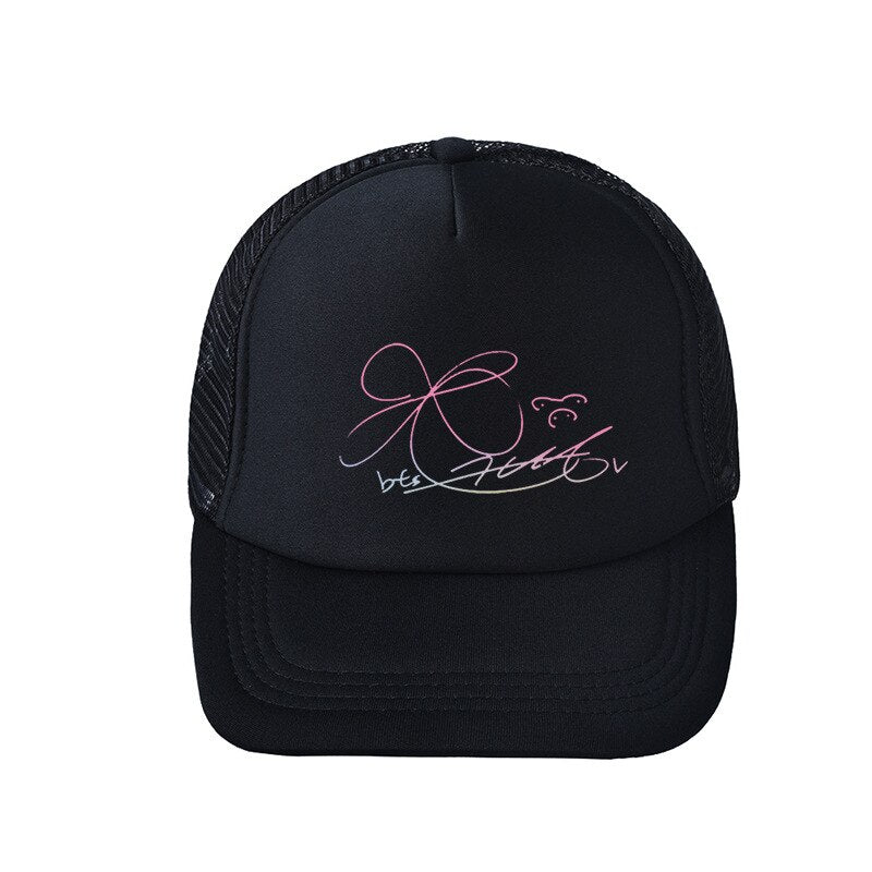 Bulletproof Youth League Hat Signature Baseball Cap Black Peaked Cap Mesh Cap Men And Women Summer Sun Hat
